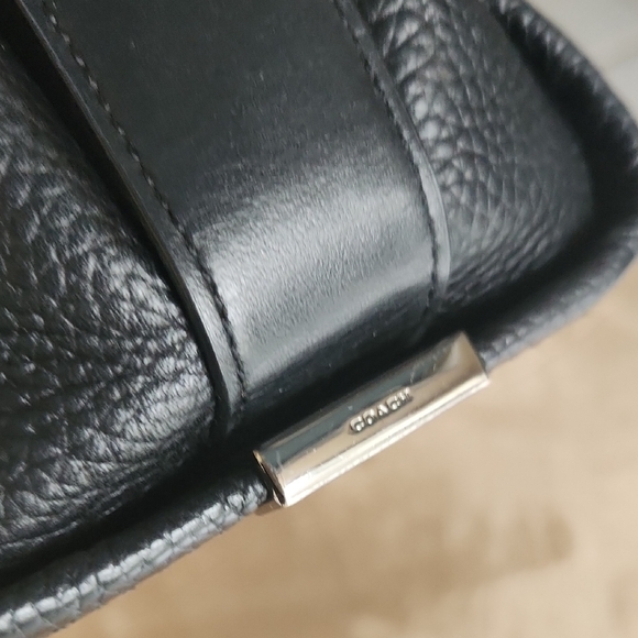 ✨️Coach Black Studded Leather Satchel - Picture 12 of 17